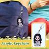 Girls Group Acrylic Keychain New Bag Pendant Accessories Jewelry
