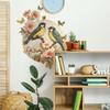 New Chinese-style Flower, Bird, Butterfly Study, Entrance Hall Home Decoration and Beautification Stickers