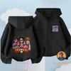 New KPop Devil Hunter Boys and Girls Children's Zipper Hoodie Cute Cartoon Print Warm Halloween Autumn/Winter Fashion Clothing