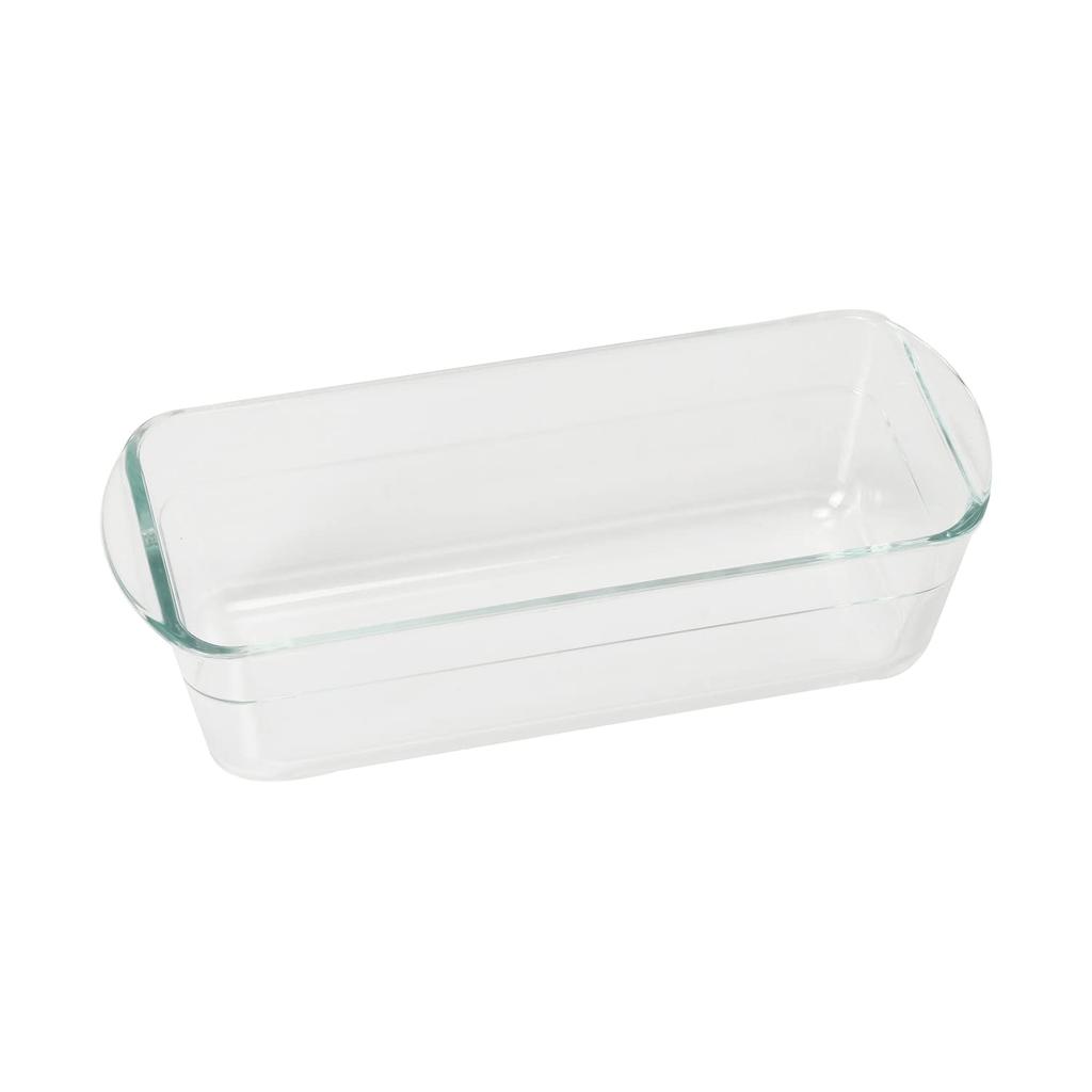 PYREX Pound Loaf Clear Dish, Heat-Resistant Glass, Microwave-Safe, Oven-Safe, Dishwasher-Safe, 1.5L, H, CP-8547,