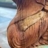 Buddha Statue Hand Carved Suar Wood 30cm