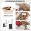 Handbag Organizer Insert Lightweight Felt Wallet with Inner Zipper Design Durable Protects And Organizes Wallet Daily Use