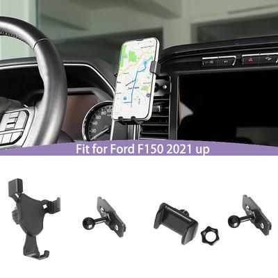 Car Air Conditioning Vent Mobile Phone Bracket GPS Phone Stand Bracket  Fit For Ford F150 2021 Up Car Interior Accessories