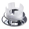33*11.8mm Hole Overflow Cover ABS Bathroom Basin Silver