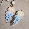 Ocean Theme Elegant Jellyfish Pendant Keychain Durable Metal Bag Phone Charm for Women Daily Gift