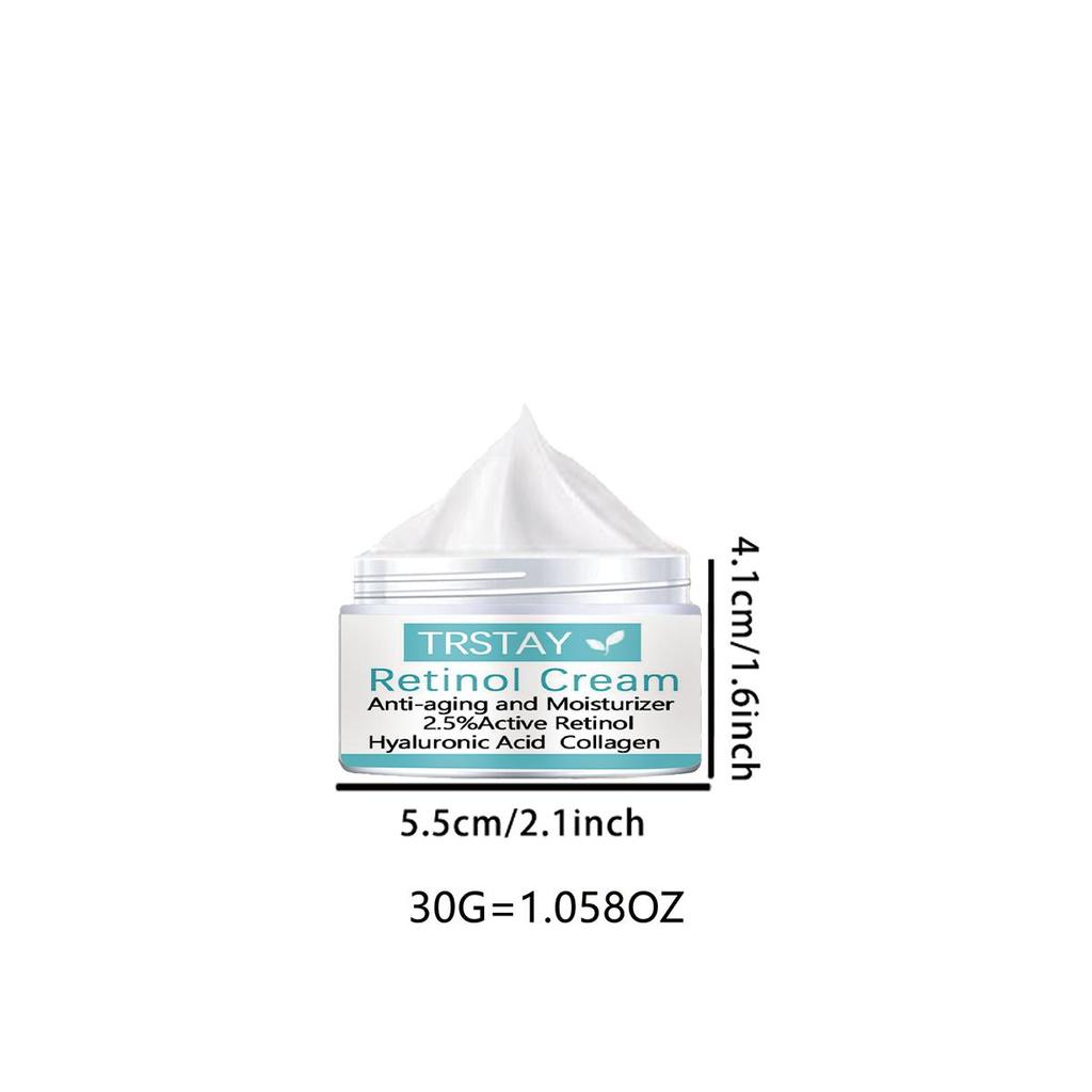 Retinol Cream Anti Aging Moisturizing Agent 2.5% Active Retinol Hyaluronic Acid Collagen Moisturizing Cream