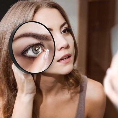 15CM 30X zvětšovací zrcátko s pinzetou Tři přísavky Přenosný cestovní držák na stěnu Handheld Muži Ženy Zvětšený make-up toaletní zrcátko