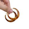 Silver Needle Round Hollow Fashion Simple Earrings Retro Versatile Earrings Light Luxury High Sense Earrings Design Sense Niche