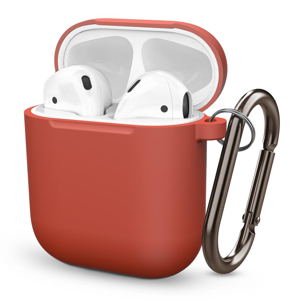 Silicone Cases For Airpods 1st 2nd Luxury Wireless Earphones Protective Cover Anti-drop Housing with Hook Headphone Accessories