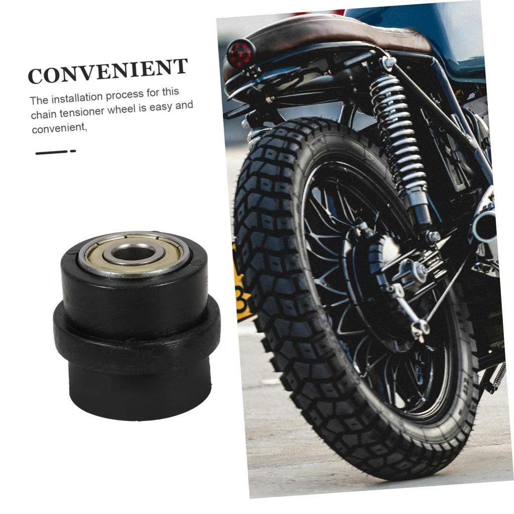 GRIRIW Motorrad Kettenspanner 8mm Kettenspanner Führungsrolle Rollenrad Rollenrad Kettenspanner Motorrad