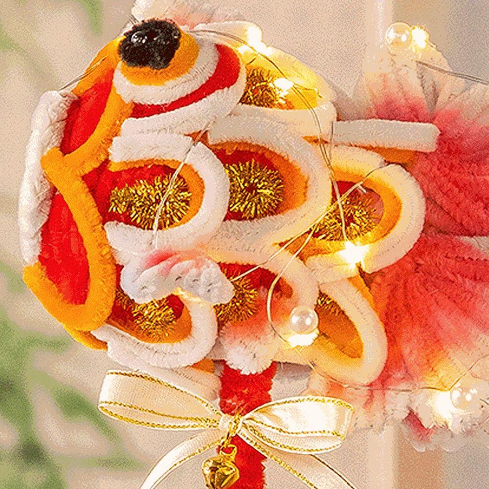Handmade Handheld Goldfish Lantern Cute Carp Lantern Chinese Fish Lantern  New Year