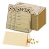 100PCS Seed Packets Envelopes: Self Sealing Kraft Small Envelopes for Storage Resealable Saving