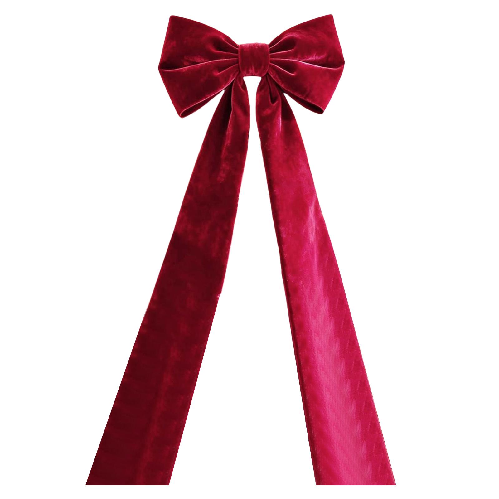 

Extra Large Velvet Christmas Bows 6inch Velvet Ribbon Bows Velvet Giant Wreath Bows for Wedding Christmas Fall Birthday Party