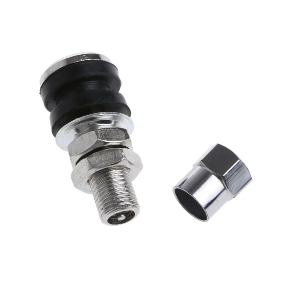 Universal Zinc Zinc Alloy+Rubber Tubeless Tyre Motorcycle Accessories Bicycle Tire Valve Auto Parts