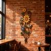 2D Wall Decoration Plate Country Style Flower Garden Decoration Decoration Crafts  Home