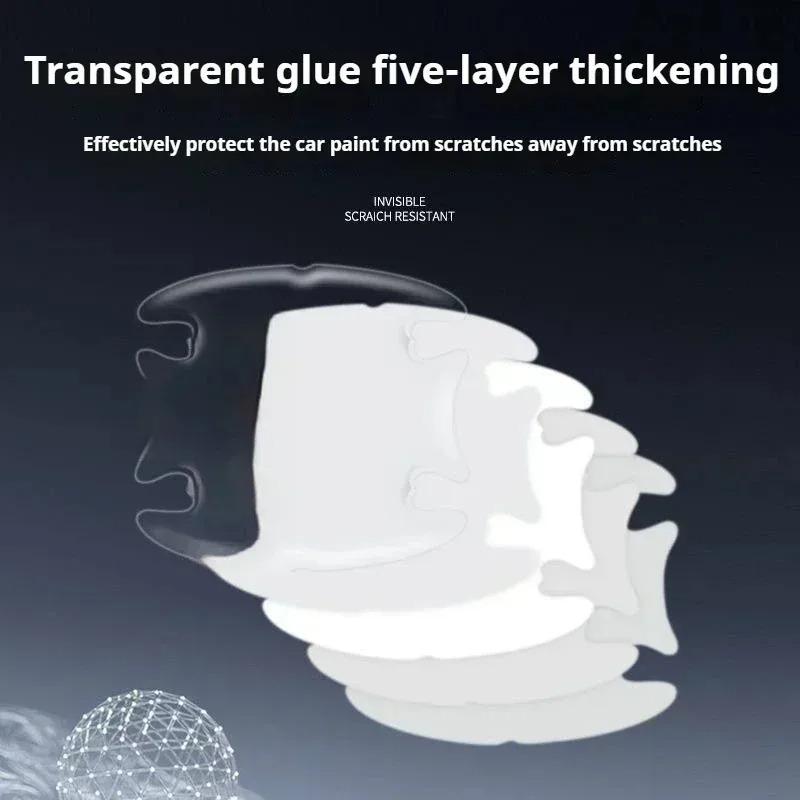 Car Door Bowl Handle Protective Stickers For VW Volkswagen Golf 7 Tiguan Passat Leon Octavia Ateca Car Accessories Ek3