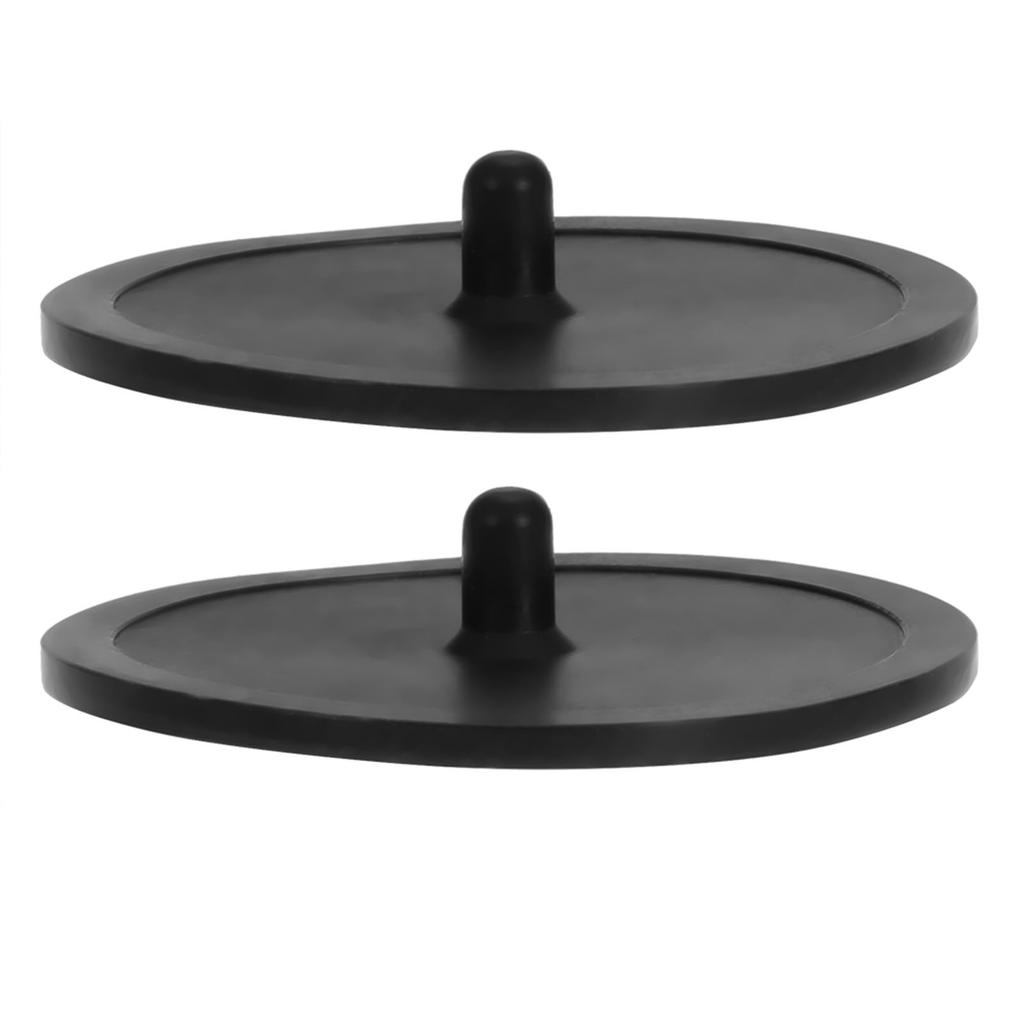 2pcs Coffee Machine Rubber Backflush Disk 50mm Backflush Disc Cleaning Blind Plate Black