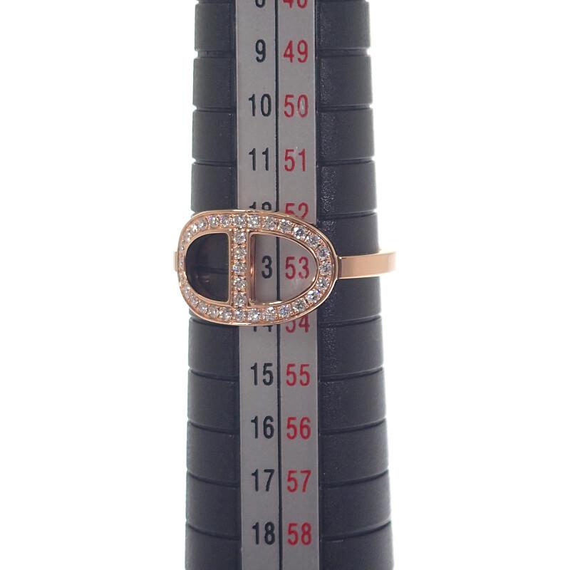 HERMES  H122605B #13(JP Size)  ring K18 Pink Gold Women