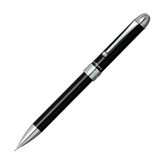Platinum Double 3 Action Multi Pen Black MWB-1000C#1 - Premium All-Metal, Twist Mechanism, Essential for Business Professionals, Aluminum Body,