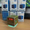 Tragbarer TD-V26 Digitaler Wiederaufladbarer Bluetooth-Lautsprecher Mini-UKW-Radioempfänger LCD-Display Stereo-Lautsprecher Unterstützt SD/TF-Karte