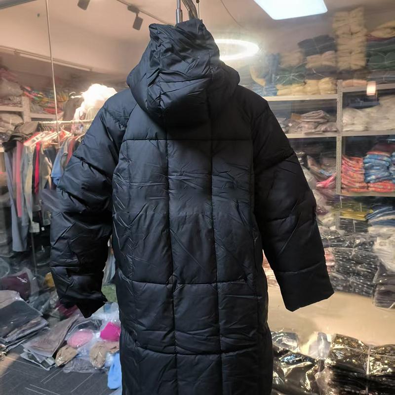 Winter Hooded Long Coat Women Elegant Pocket Long Sleeve Jacket  Loose Zipper Thick Warm Outwear