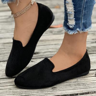 Large Size Mary Jane Shoes Spring and Autumn New Shallow Mouth Round Head Flat Bottom Fashion Single Shoes Casual