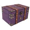 Vintage Schatztruhe Box Holz Retro Schmuckaufbewahrungsbox Dekorative Schatztruhe für Zuhause