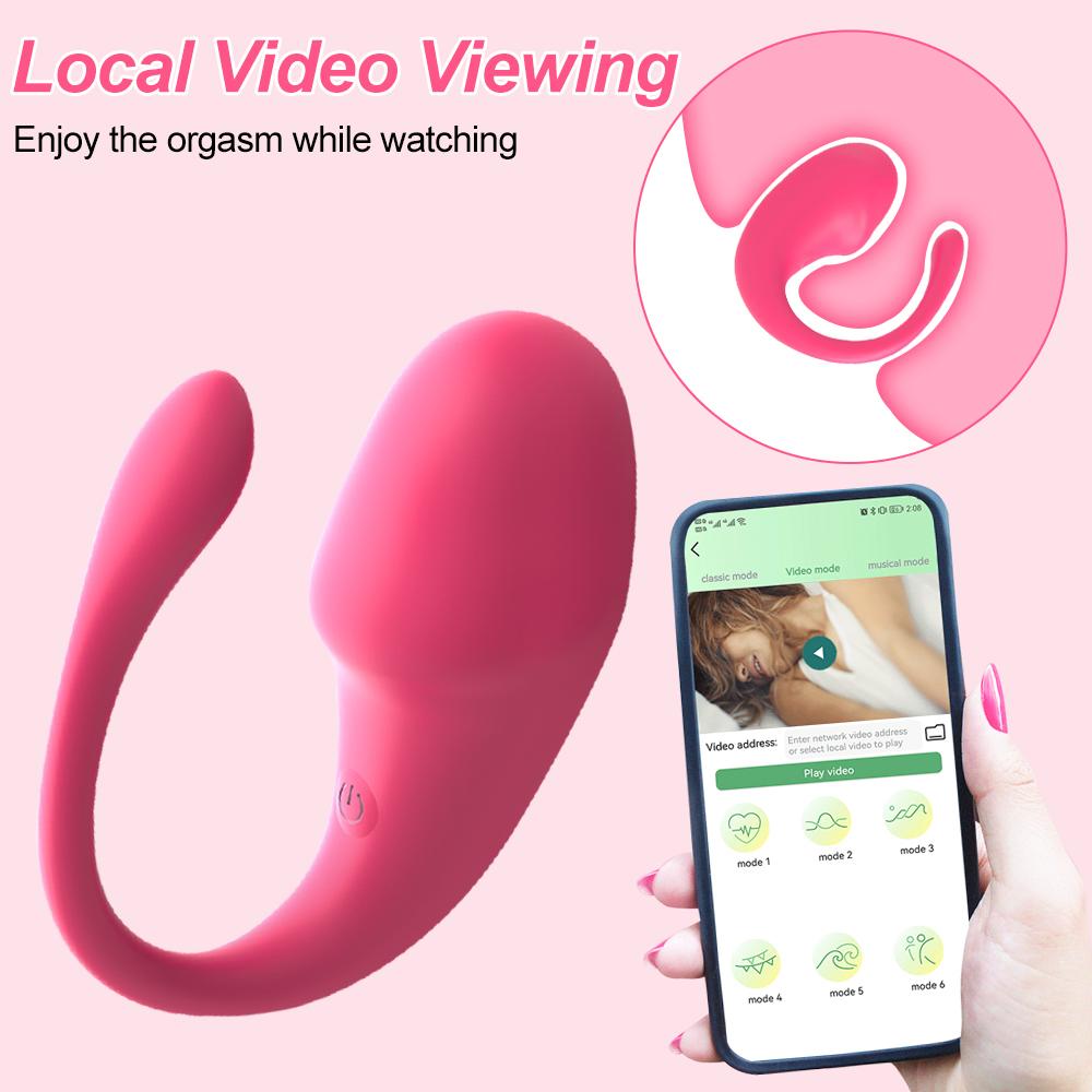 APP Bluetooth Control G Spot Vibrator Female Clitoris Stimulator Wearable Panties Love Egg Anal Massager Sex Toys for Adults