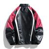 Fashionable Jacket Stand Collar Casual Spring and Autumn New Loose Men's Motorcycle Leather Jacket