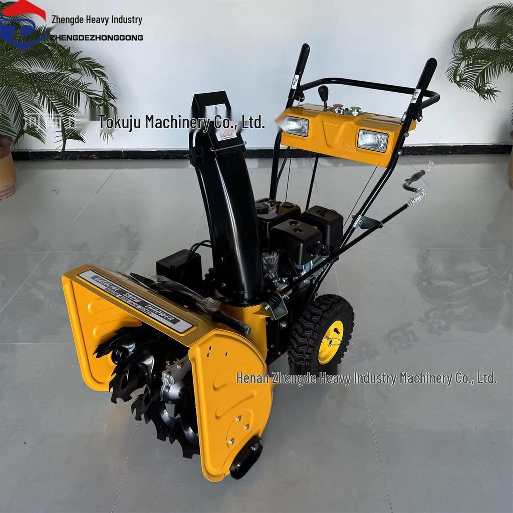 Compact Multi-Functional Snow Sweeper: Snow Removal & De-Icing Machine