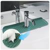 1Pcs Silicone Faucet Mat Water Ripples Kitchen Bathroom Drainage Pad Wash Basin Large Sink Splash Pad Countertop Protector