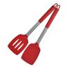 2pcs Silicone Solid Spatula Non-stick Slotted Kitchen Scraper BPA-free Cooking Utensils Are Very Suitable for Cooking Fish, Eggs and Pancakes.