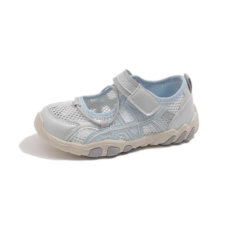 Girls Breathable Mesh Sport Sandals Kids Ages 7-16 Round Toe Closure Lightweight Outdoor Walking Shoes