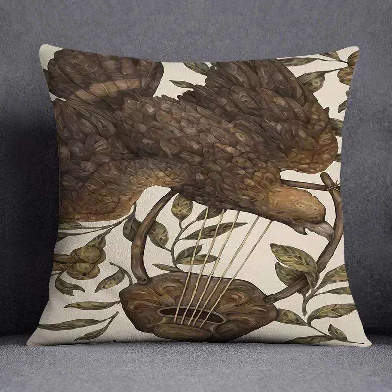 Forest Animal Series Decorative Pattern Pillowcase Living Room Sofa Bedroom Home Decoration Pillowcase Car Decoration Cushion
