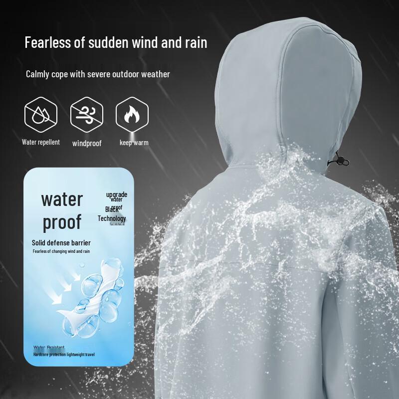 JEEP SPIRIT Men's Warm Soft Shell Outdoor Jacket