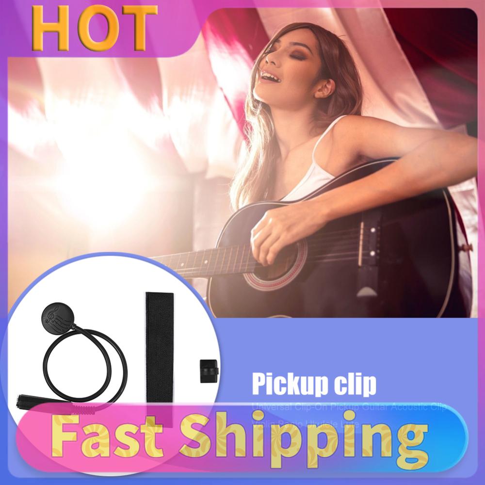 Musical Instrument Accessories Portable Acoustic Pickup Universal Pickup Clip with Buckle Clip-on Vocal Pickup for Guitar Violin