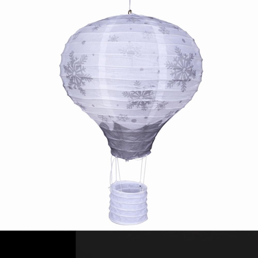 Santa Claus Reindeer Snowman Air Balloon Lantern Paper Lantern Decoration  Christmas Party Decor