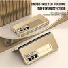 Galaxy Z Fold7 Case PC Protective Cover With Leather Texture Anti-Shock Scratch Resistant Fold6