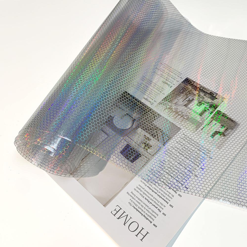 Wabenstruktur Auto Motorrad Vinylfolie Farbe Ändern DIY Scheinwerfer Rücklicht Tönungsfolie Wasserdichte Folie Laser Aufkleber