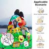 1pc Blanket Inanimate Insanity Print Design, Lightweight Blanket for Sofa, Bed- Soft &Warm, Gift for All Seasons like Christmas, Halloween