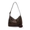 Fashion Solid Color PU Zipper Women's Shoulder Bag 2026 New Soft Versatile Simple Handbag Large Capacity Popular Crossbody Bags