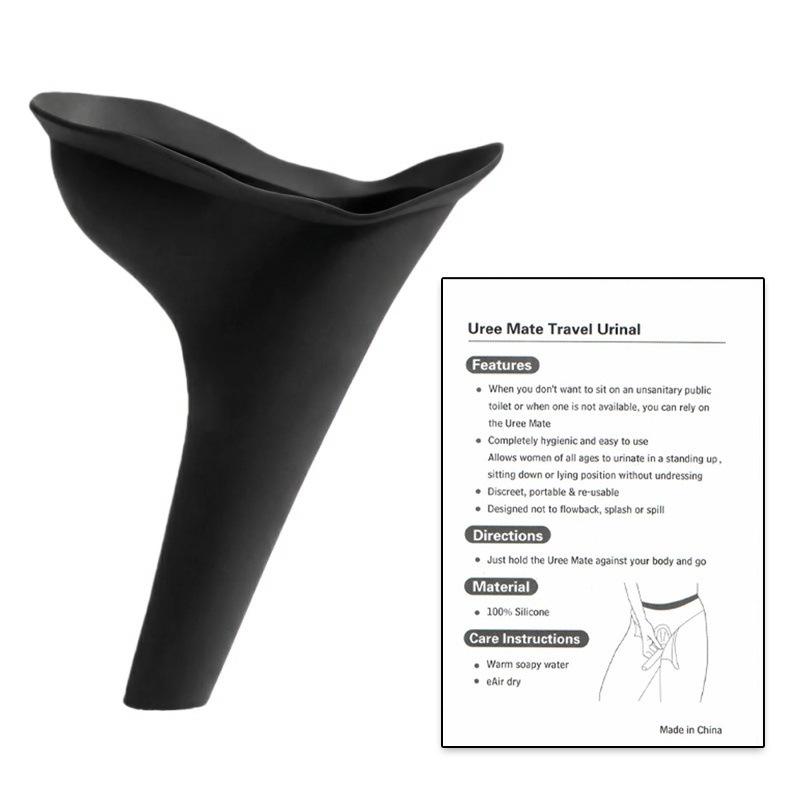 Portable Women's Travel Urinal - No-Squat, Standing, Emergency Car and Outdoor Use