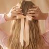 Magnetische Haarspange mit rutschfesten Zähnen, Schleifenverzierung für den Hinterkopf, Haarklammer für halboffene Frisuren, Haarstyling-Tool