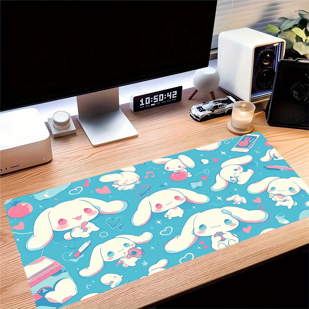 1pc Cinnamoroll Kawaii Pastel ColorsComputer Pad with Vibrant Game Machine Print, Mouse Pads for Desk0515015 30cmx60cm(11.8x23.6inch)
