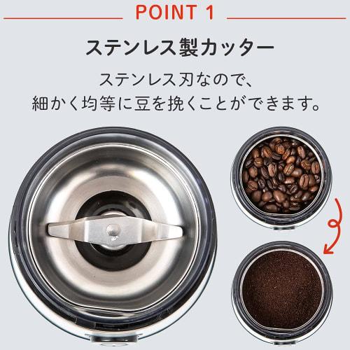 Iris Plaza Electric Coffee Grinder PECM-D150 Black