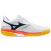 Mizuno Wave Exceed Court Fashion Shock Absorbing Durable Non-Slip Low-Top Tennis Shoes Unisex sneaker White Orange 61GA251860