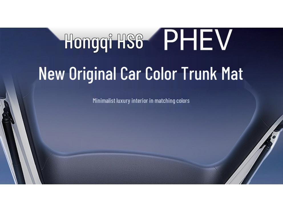 Complete Trunk Mat Set for 2026 Hongqi HS6 PHEV - Car Modification Accessories