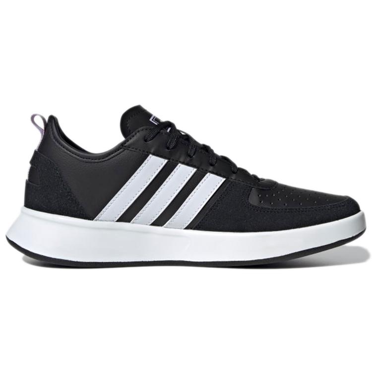 Adidas Court 80s Core Black Cloud White Purple Tint Women's (Unisex) Tennis Shoes FW9178