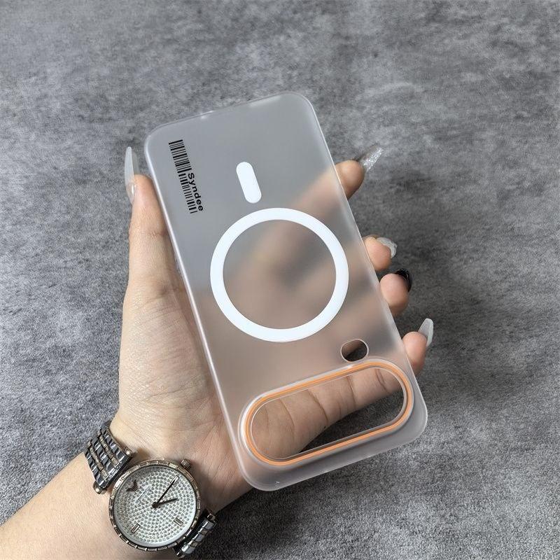 For Honor Magic8 Pro Air Case Simple Transparent Anti-slip Lens Magnetic PC Cover For Honor Magic 8 Air Shockproof Funda
