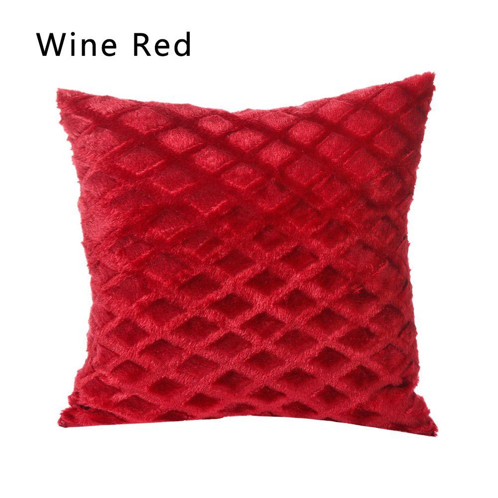 Soft Car Seat Home Decor Cushion Cover Throw Pillow Cases Winter Warm Corduroy